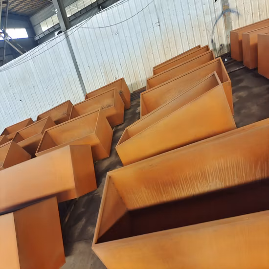 Tôles d'acier Corten B de 6 mm patinant la plaque d'acier